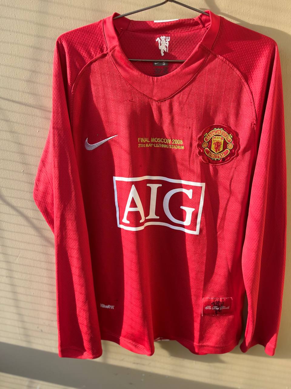 Manchester United 2008 Champions League Final Moscow Jersey