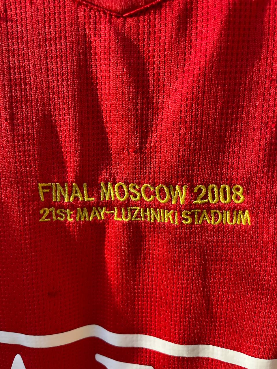 Manchester United 2008 Champions League Final Moscow Jersey